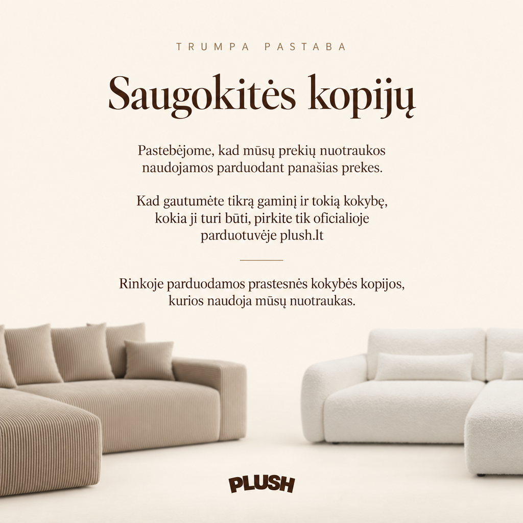 Bubble "U" formas dīvāns