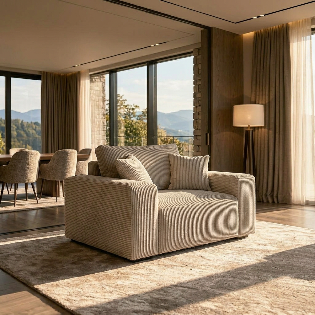 Pufs PLUSH Cappuccino