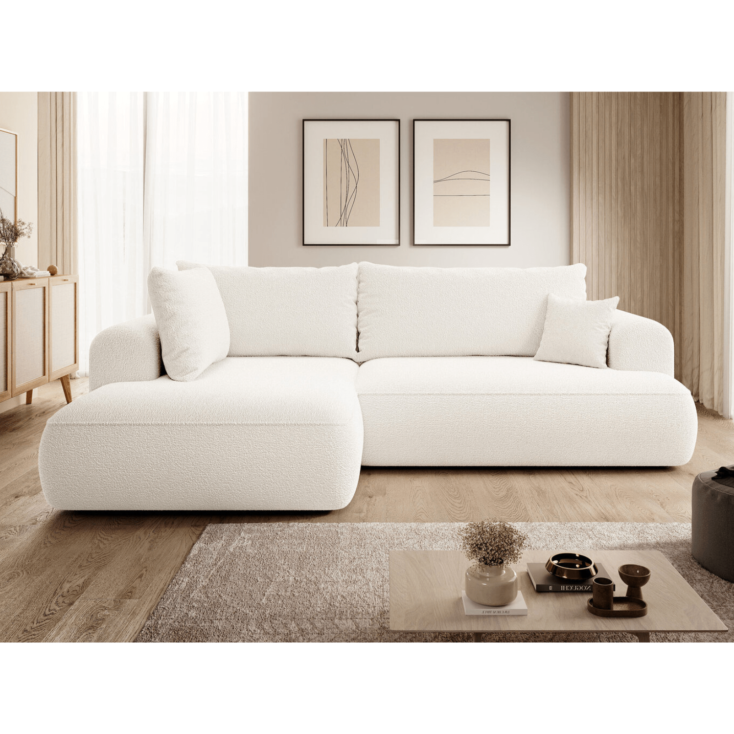 Kampas "Bubble" Kreminis - Plush