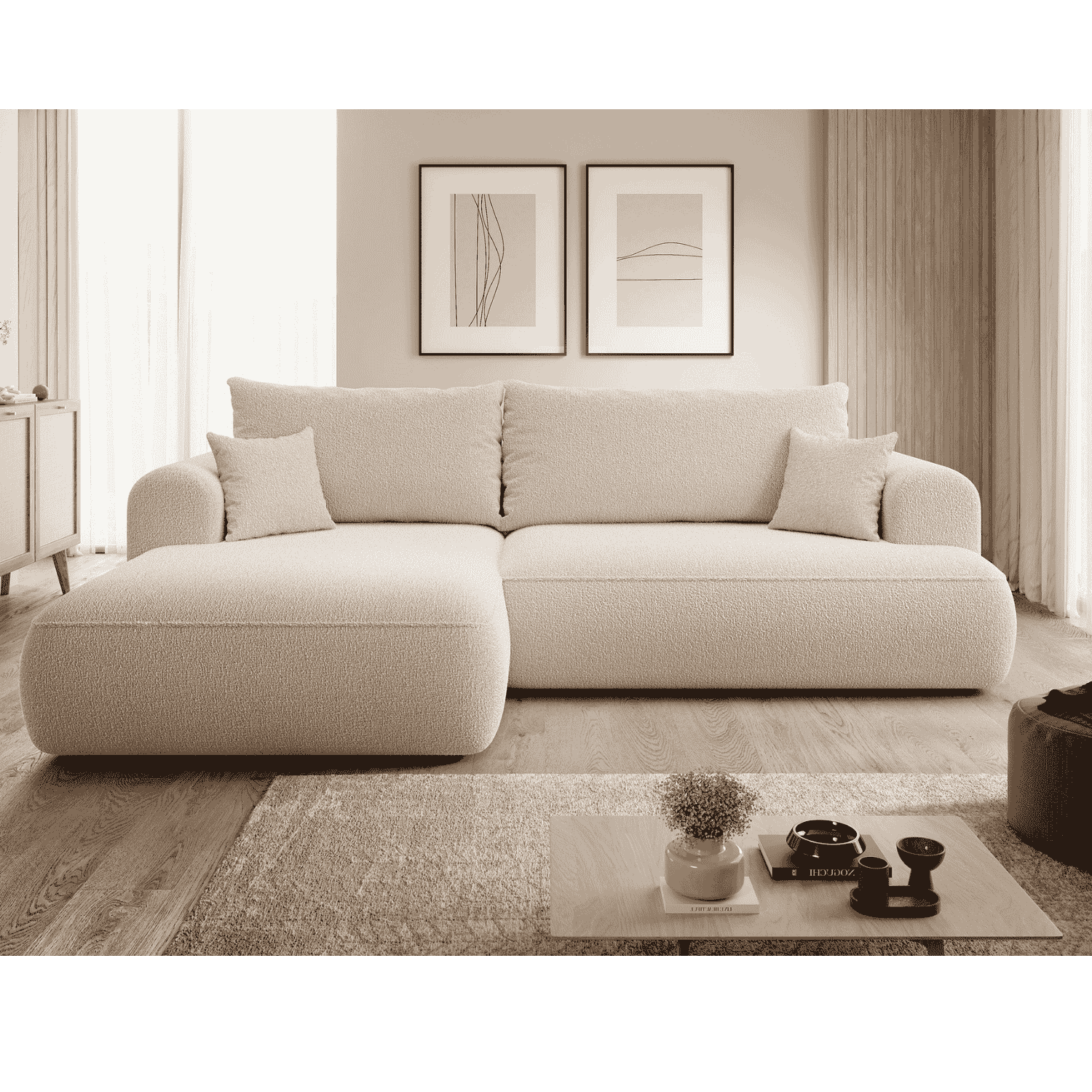 Kampas "Bubble" Smėlinis - Plush