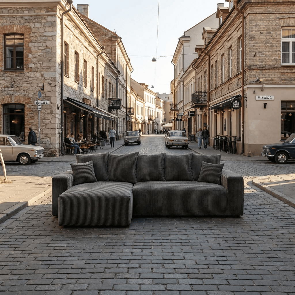 Kampas “Plush” Tamsiai Pilkas - Plush