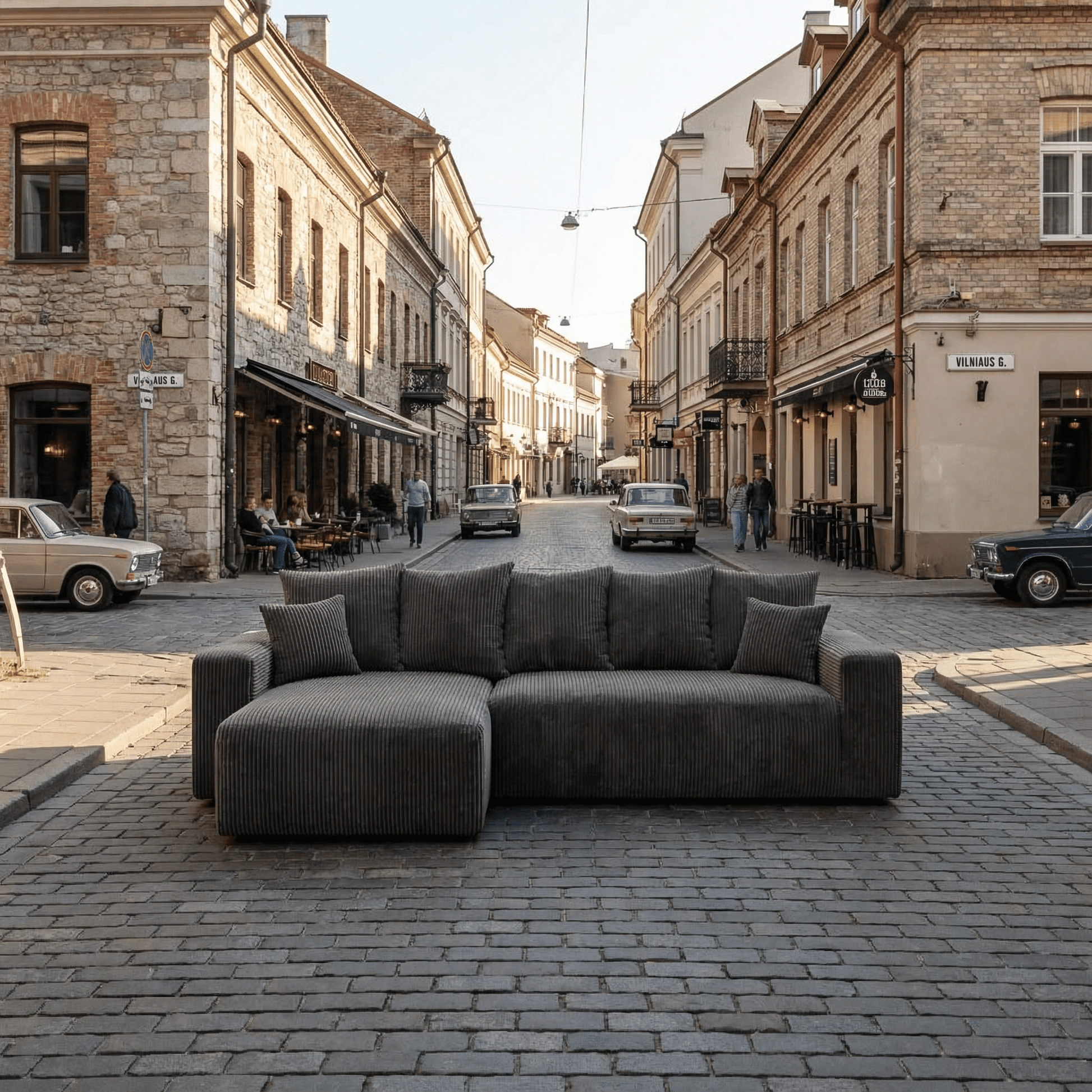 Kampas “Plush” Tamsiai Pilkas - Plush