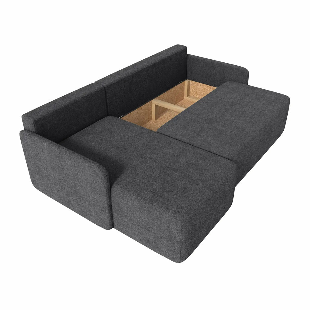 Kampas "Sofi" Tamsiai Pilkas - Plush