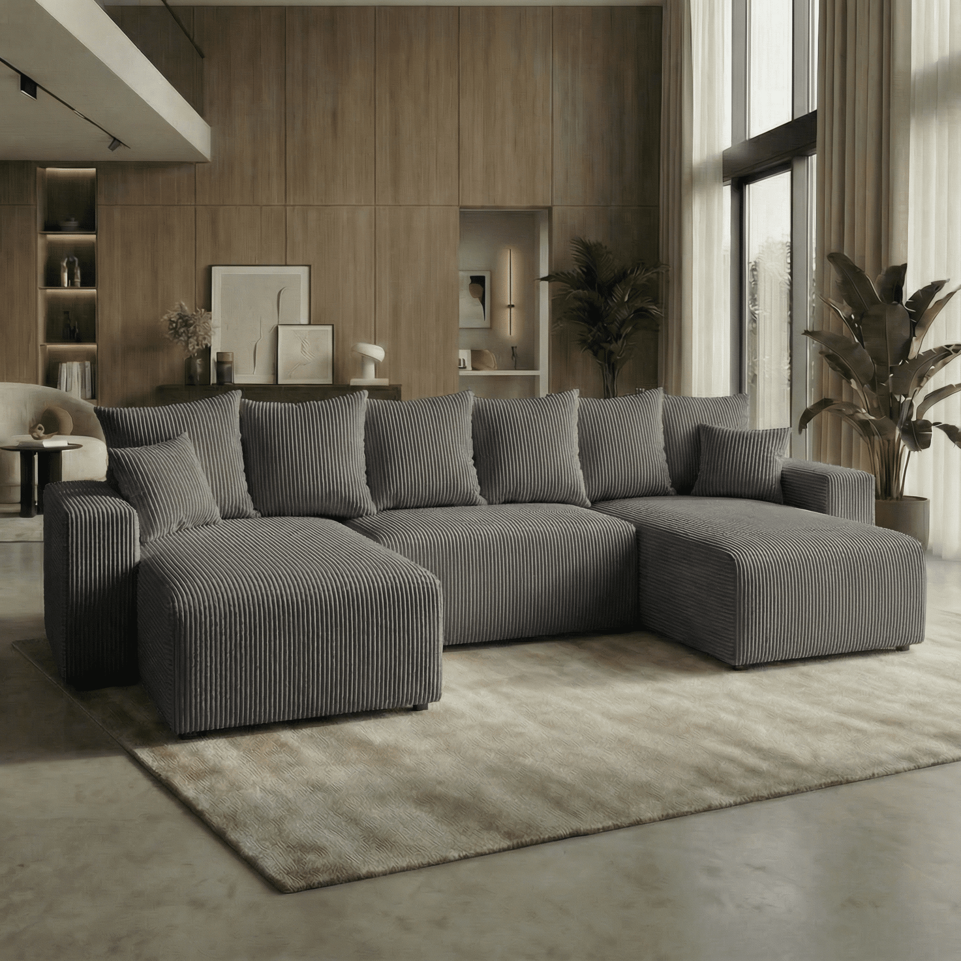 Plush "U" - Formos Pilka - Plush