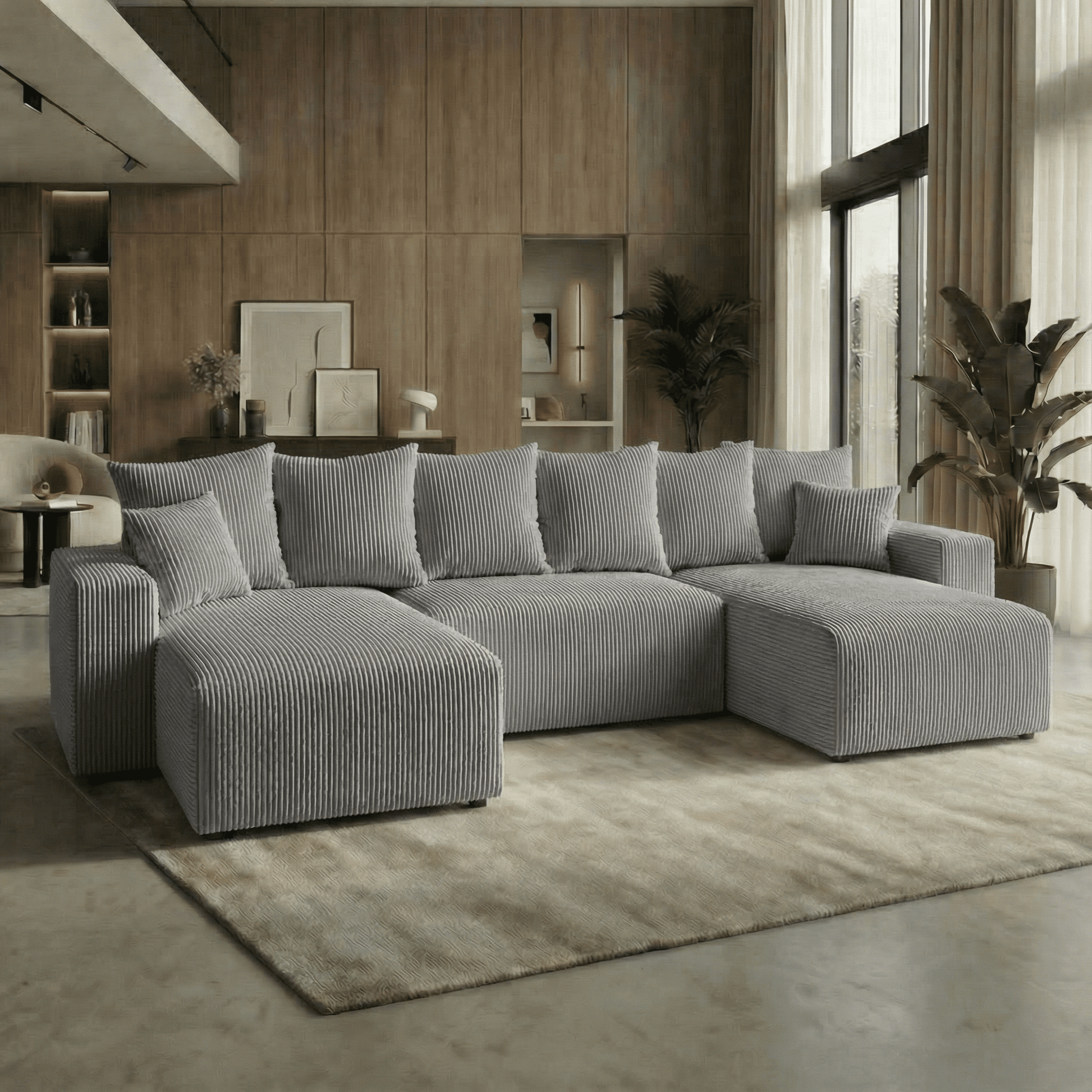 Plush "U" - Formos Pilka - Plush