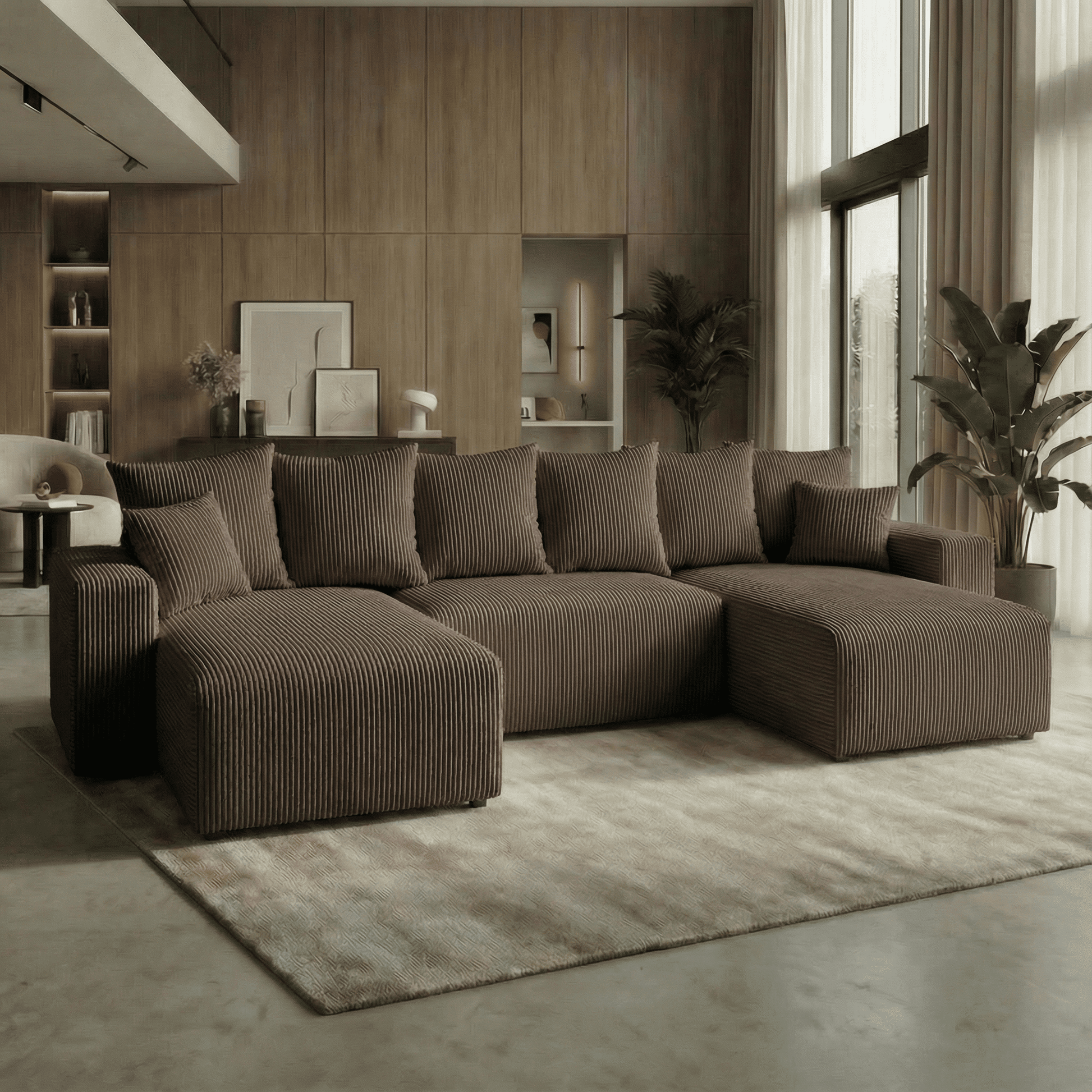 Plush "U" - Formos Pilka - Plush