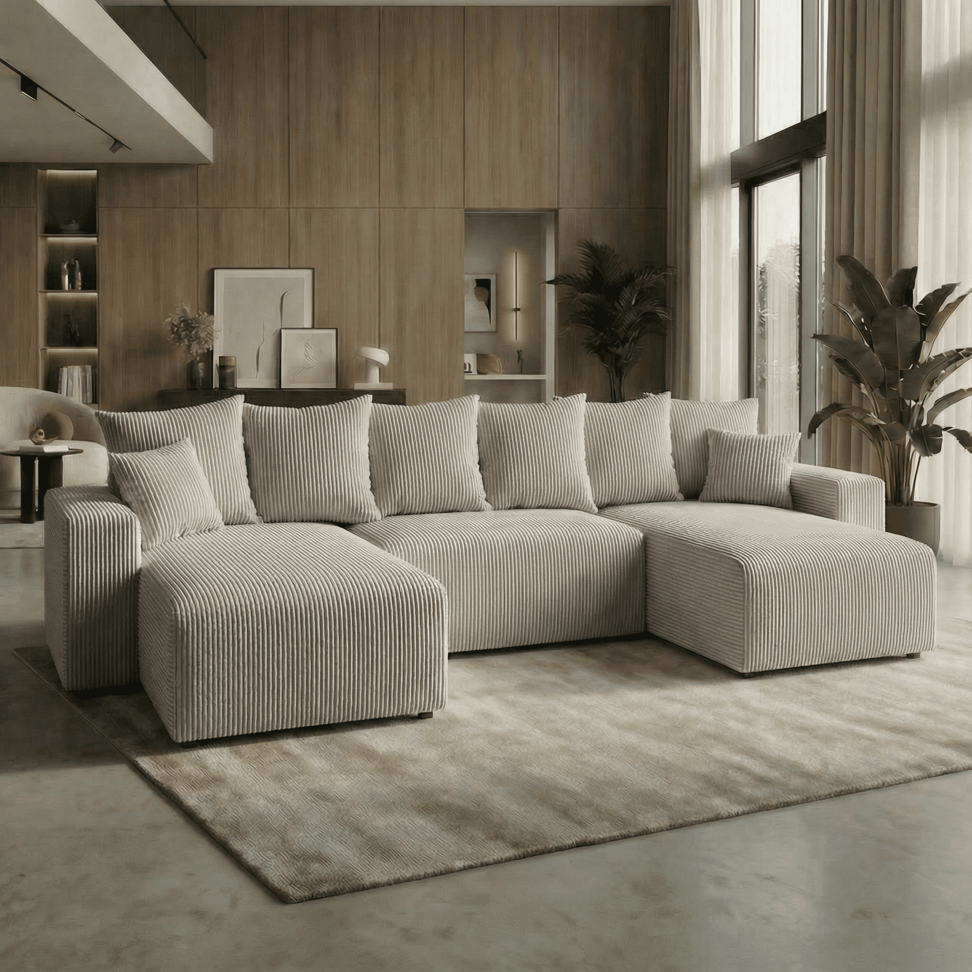 Plush "U" - Formos Pilka - Plush