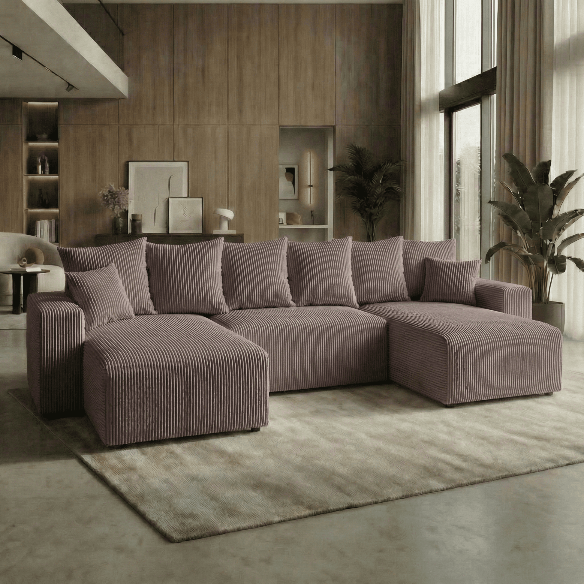 Plush "U" - Formos Pilka - Plush