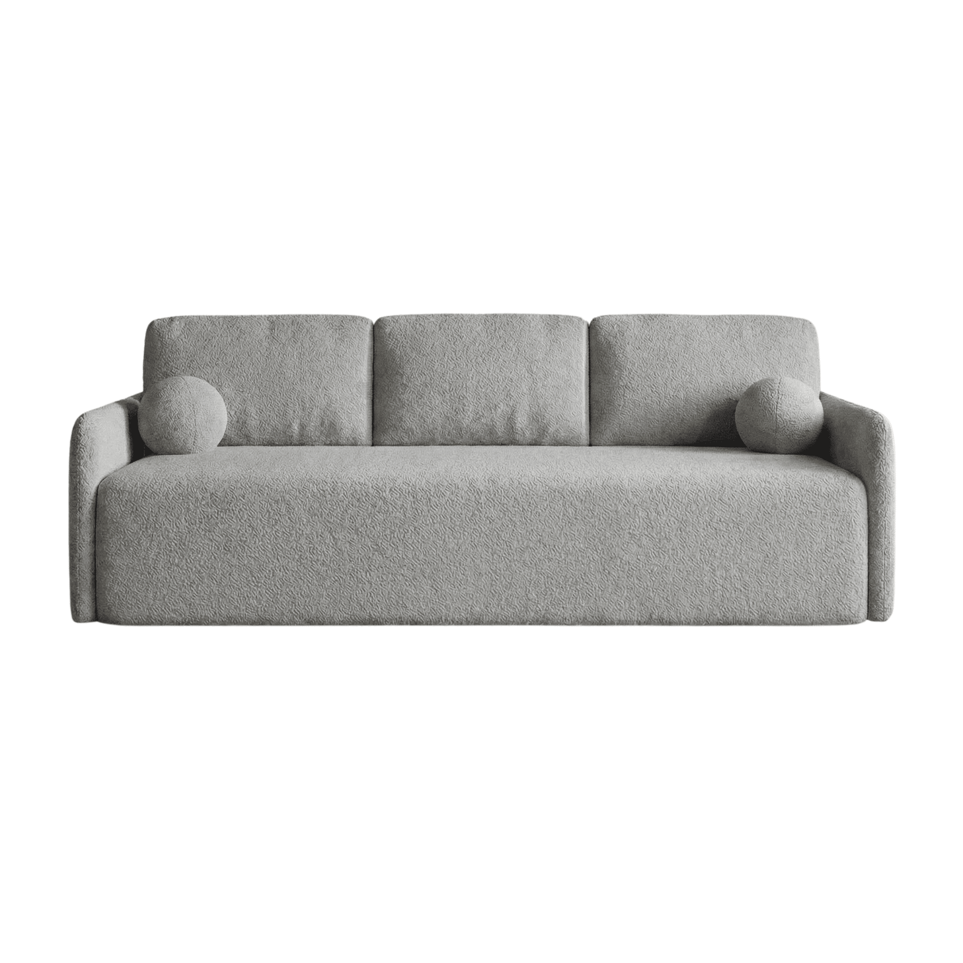 Sofa "Sofi" Pilka - Plush